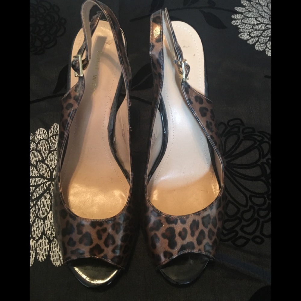 Nine West leopard heels